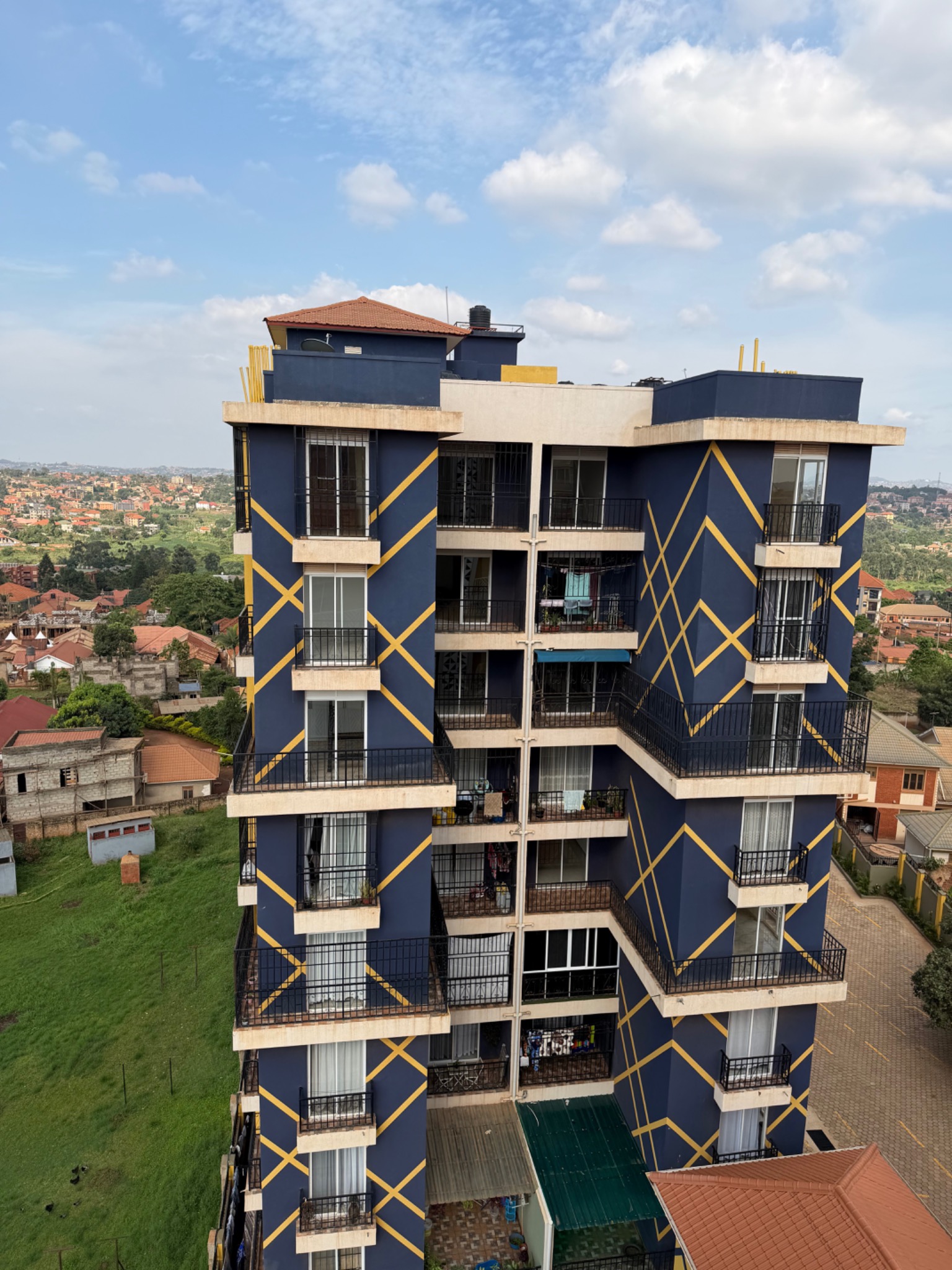 Apartment tower facade